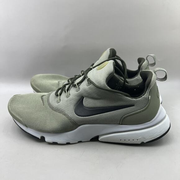 Nike‎ Presto Fly Running Shoes Men Size 10.5 Green Mesh Comfort Low Top Sneakers - Picture 3 of 8